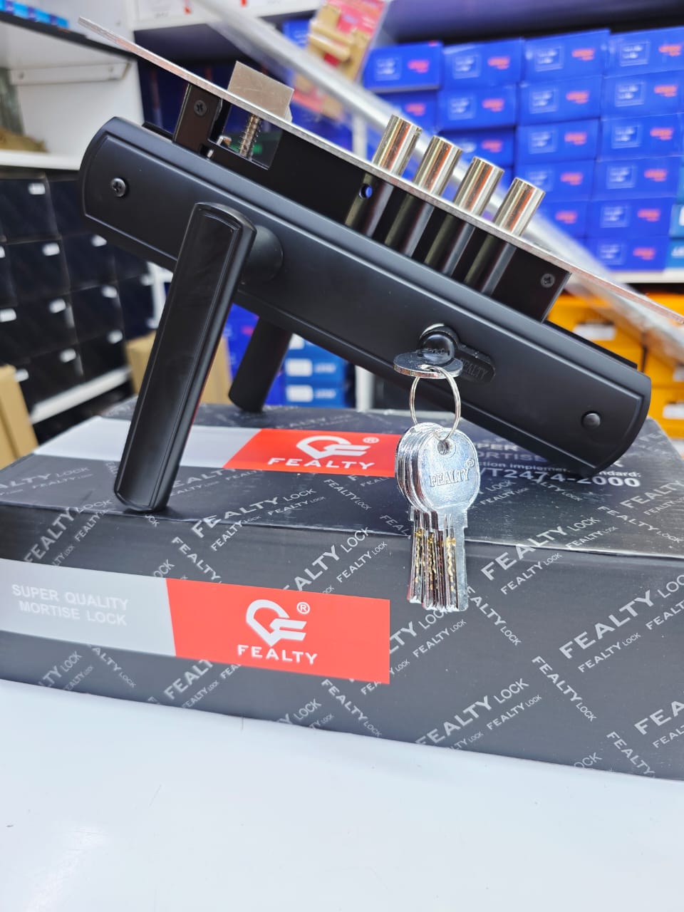 Fealty 785 blk Fealty 4 Pin Door Lock